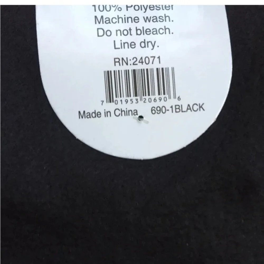 MB55 Thermalsport Fleece Scarf & Knit Hat& Heavy Glove One Size Black 3/Piece